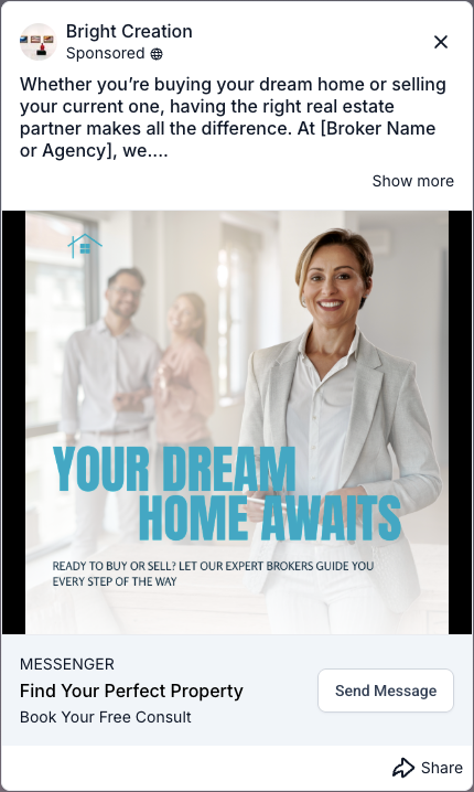 Real Estate Broker - Facebook Ad