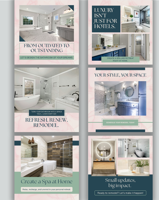 Bathroom Remodeling - Social